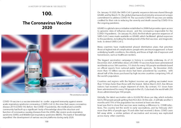 A History of Britain Sample-100 Coronavirus Vaccine